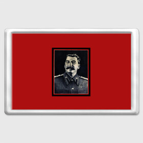 Магнит 45*70 с принтом Сталин в Новосибирске, Пластик | Размер: 78*52 мм; Размер печати: 70*45 | Тематика изображения на принте: stalin | брэнд | классно | красиво | круто | мода | сталин | стиль