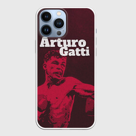 Чехол для iPhone 13 Pro Max с принтом Arturo Gatti в Новосибирске,  |  | Тематика изображения на принте: arturo gatti | arturo thunder gatti | gatti | thunder | артуро гатти | гатти