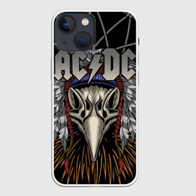 Чехол для iPhone 13 mini с принтом AC DC в Новосибирске,  |  | ac dc | acdc | back in black | columbia | epic | force | guitar | pop | rock | vevo | ангус | блюз | рок | хард | янг