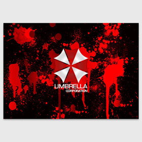 Поздравительная открытка с принтом UMBRELLA CORP в Новосибирске, 100% бумага | плотность бумаги 280 г/м2, матовая, на обратной стороне линовка и место для марки
 | biohazard | biohazard 7 | crocodile | fang | game | hand | monster | new umbrella | resident evil | resident evil 7 | umbrella | umbrella corp | umbrella corporation | zombie | обитель