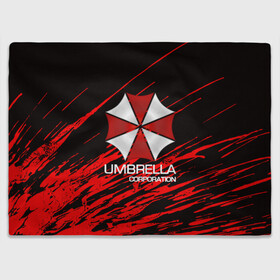 Плед 3D с принтом UMBRELLA CORP в Новосибирске, 100% полиэстер | закругленные углы, все края обработаны. Ткань не мнется и не растягивается | biohazard | biohazard 7 | crocodile | fang | game | hand | monster | new umbrella | resident evil | resident evil 7 | umbrella | umbrella corp | umbrella corporation | zombie | обитель