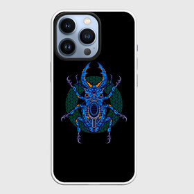 Чехол для iPhone 13 Pro с принтом Робот Жук в Новосибирске,  |  | animal | cyber | cyberpunk | будущее | животные | жук | ии | кибер панк | клешни | лапки | лапы | механизм | насекомое | насекомые | робот | узоры | фантастика