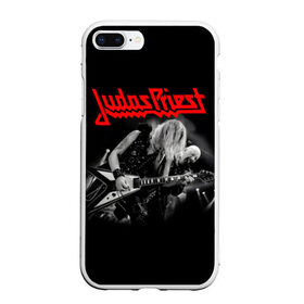 Чехол для iPhone 7Plus/8 Plus матовый с принтом JUDAS PRIEST в Новосибирске, Силикон | Область печати: задняя сторона чехла, без боковых панелей | firepower | judas priest | бог металла | джудас прист | иуда прист | музыка | роб хэлфорд | рок | рок н ролл | хэви метал