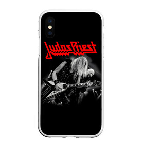 Чехол для iPhone XS Max матовый с принтом JUDAS PRIEST в Новосибирске, Силикон | Область печати: задняя сторона чехла, без боковых панелей | firepower | judas priest | бог металла | джудас прист | иуда прист | музыка | роб хэлфорд | рок | рок н ролл | хэви метал