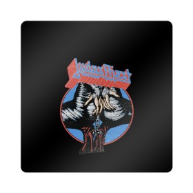 Магнит виниловый Квадрат с принтом Judas Priest в Новосибирске, полимерный материал с магнитным слоем | размер 9*9 см, закругленные углы | album | judas priest | metal | music | rock | джудас прист | метал | рок