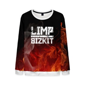 Мужской свитшот 3D с принтом LIMP BIZKIT в Новосибирске, 100% полиэстер с мягким внутренним слоем | круглый вырез горловины, мягкая резинка на манжетах и поясе, свободная посадка по фигуре | dj lethal | limp bizkit | rock | джон отто | лимп бизкит | майк смит | музыка | роб уотерс | рок | сэм риверс | терри бальзамо | уэс борланд | фред дёрст