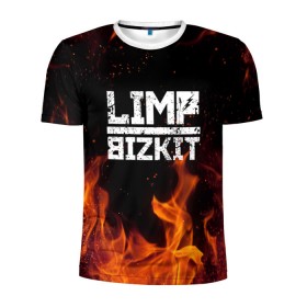 Мужская футболка 3D спортивная с принтом LIMP BIZKIT в Новосибирске, 100% полиэстер с улучшенными характеристиками | приталенный силуэт, круглая горловина, широкие плечи, сужается к линии бедра | dj lethal | limp bizkit | rock | джон отто | лимп бизкит | майк смит | музыка | роб уотерс | рок | сэм риверс | терри бальзамо | уэс борланд | фред дёрст