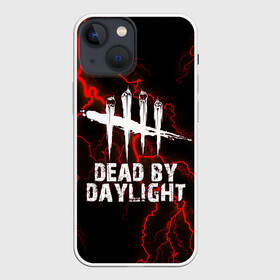 Чехол для iPhone 13 mini с принтом Dead by Daylight в Новосибирске,  |  | dead by daylight | деад бай деад лайт | жуть | игра | компьютерная игра | кровь | ужасы