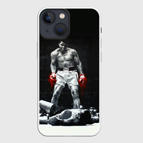 Чехол для iPhone 13 mini с принтом Muhammad Ali в Новосибирске,  |  | ali | muhammad ali | the greatest | али | бокс | мухамед али | мухаммед али