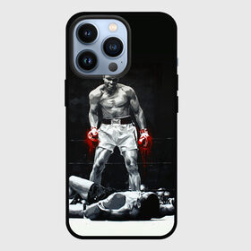 Чехол для iPhone 13 Pro с принтом Muhammad Ali в Новосибирске,  |  | Тематика изображения на принте: ali | muhammad ali | the greatest | али | бокс | мухамед али | мухаммед али