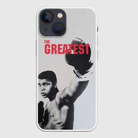 Чехол для iPhone 13 mini с принтом The Greatest в Новосибирске,  |  | ali | muhammad ali | the greatest | али | бокс | мухамед али | мухаммед али