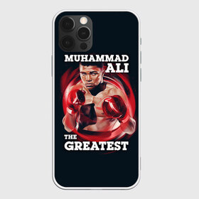 Чехол для iPhone 12 Pro Max с принтом Muhammad Ali в Новосибирске, Силикон |  | Тематика изображения на принте: ali | muhammad ali | the greatest | али | бокс | мухамед али | мухаммед али