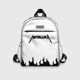 Детский рюкзак 3D с принтом METALLICA | МЕТАЛЛИКА (Z) в Новосибирске, 100% полиэстер | лямки с регулируемой длиной, сверху петелька, чтобы рюкзак можно было повесить на вешалку. Основное отделение закрывается на молнию, как и внешний карман. Внутри дополнительный карман. По бокам два дополнительных кармашка | metallica | джеймс хэтфилд | джейсон ньюстед | дэйв мастейн | кирк хэмметт | клифф бёртон | ларс ульрих | металлика | роберт трухильо