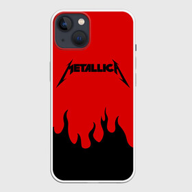 Чехол для iPhone 13 с принтом METALLICA в Новосибирске,  |  | metallica | джеймс хэтфилд | джейсон ньюстед | дэйв мастейн | кирк хэмметт | клифф бёртон | ларс ульрих | металлика | роберт трухильо