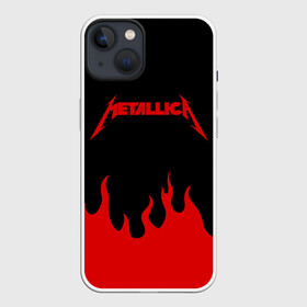 Чехол для iPhone 13 с принтом METALLICA в Новосибирске,  |  | metallica | джеймс хэтфилд | джейсон ньюстед | дэйв мастейн | кирк хэмметт | клифф бёртон | ларс ульрих | металлика | роберт трухильо