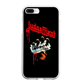 Чехол для iPhone 7Plus/8 Plus матовый с принтом Judas Priest в Новосибирске, Силикон | Область печати: задняя сторона чехла, без боковых панелей | judas | priest | грув метал | группа | рок | хард рок | хеви метал