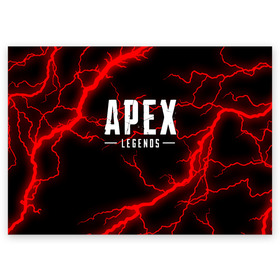 Поздравительная открытка с принтом APEX LEGENDS в Новосибирске, 100% бумага | плотность бумаги 280 г/м2, матовая, на обратной стороне линовка и место для марки
 | apex | apex legends | battle | battle royal | bloodhound | titanfall | wraith | апекс | апекс легендс | батл рояль | битва | война | каустик | королевская битва
