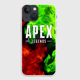 Чехол для iPhone 13 mini с принтом APEX LEGENDS в Новосибирске,  |  | apex | apex legends | battle | battle royal | bloodhound | titanfall | wraith | апекс | апекс легендс | батл рояль | битва | война | каустик | королевская битва