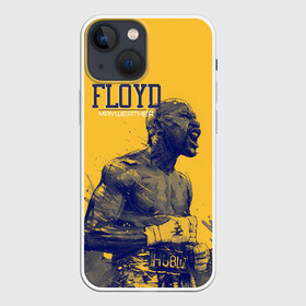 Чехол для iPhone 13 mini с принтом Floyd в Новосибирске,  |  | floyd | floyd mayweather jr. | ssru | бокс | майвайзер | майвейзер | мейвезер | флойд мейвезер