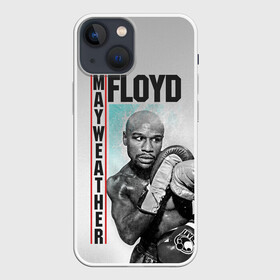 Чехол для iPhone 13 mini с принтом Флойд Мейвезер в Новосибирске,  |  | floyd | floyd mayweather jr. | бокс | майвайзер | майвейзер | мейвезер | флойд мейвезер