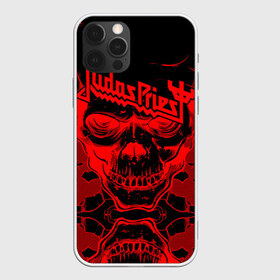 Чехол для iPhone 12 Pro Max с принтом Judas Priest в Новосибирске, Силикон |  | Тематика изображения на принте: breaking the law | judas priest | live | painkiller | гленн типтон | грув | метал | роб хэлфорд | рок | тим оуэнс | хард | хеви