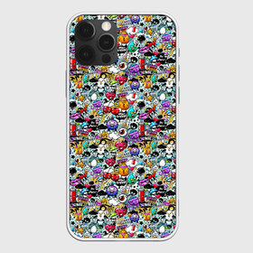 Чехол для iPhone 12 Pro Max с принтом Stickerboom в Новосибирске, Силикон |  | art | bomb | graffiti | hearts | monsters | stars | stickerboom | stickers | texture | арт | бомба | вишня | граффити | звезды | монстры | мороженое | сердечки | стикербум | стикеры | текстура