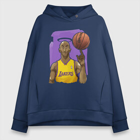 Женское худи Oversize хлопок с принтом Kobe Bryant в Новосибирске, френч-терри — 70% хлопок, 30% полиэстер. Мягкий теплый начес внутри —100% хлопок | боковые карманы, эластичные манжеты и нижняя кромка, капюшон на магнитной кнопке | basketball | black | bryant | game | james | kobe | kobebryant | lakers | lebron | los angeles | mamba | nba | rip | slam dunk | баскетбол | баскетболист | брайант | браянт | джеймс | игрок | коби | леброн | лейкерс | лос анджеле