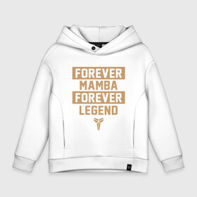 Детское худи Oversize хлопок с принтом Forever Legend в Новосибирске, френч-терри — 70% хлопок, 30% полиэстер. Мягкий теплый начес внутри —100% хлопок | боковые карманы, эластичные манжеты и нижняя кромка, капюшон на магнитной кнопке | basketball | black | bryant | game | james | kobe | kobebryant | lakers | lebron | los angeles | mamba | nba | rip | slam dunk | баскетбол | баскетболист | брайант | браянт | джеймс | игрок | коби | леброн | лейкерс | лос анджеле