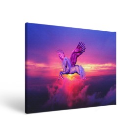 Холст прямоугольный с принтом Dusk Sky Horse в Новосибирске, 100% ПВХ |  | высота | закат | конь | крылья | легенды | летать | летающий | лошадь | мистический | мифология | мифы | небесный | небо | облака | облач | пегас | плед | подушка | полет | пурпурный | сумерки | сумка