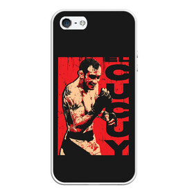 Чехол для iPhone 5/5S матовый с принтом Tony Ferguson в Новосибирске, Силикон | Область печати: задняя сторона чехла, без боковых панелей | cucuy | el cucuy | mma | sport | tony ferguson | ufc | бабайка | бугимен | конор | мма | орел | спорт | тони | тони фергюсон | хабиб | эль кукуй | юфс