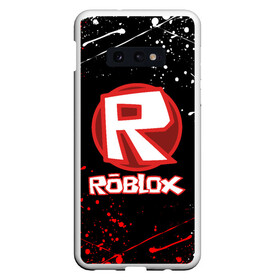 Чехол для Samsung S10E с принтом ROBLOX в Новосибирске, Силикон | Область печати: задняя сторона чехла, без боковых панелей | game | gamer | logo | minecraft | roblox | simulator | игра | конструктор | лого | майнкрафт | симулятор | строительство | фигура