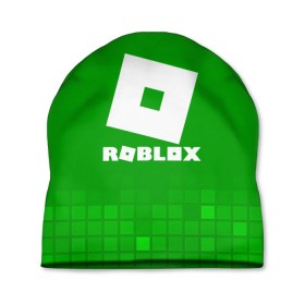 Шапка 3D с принтом Roblox. в Новосибирске, 100% полиэстер | универсальный размер, печать по всей поверхности изделия | 