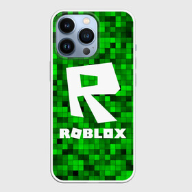 Чехол для iPhone 13 Pro с принтом Roblox в Новосибирске,  |  | game | roblox | блок | игра | игрушка | лего | майнкрафт | персонажи | персонажи из кубиков | роблокс | робот