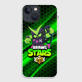 Чехол для iPhone 13 mini с принтом BRAWL STARS VIRUS 8 BIT в Новосибирске,  |  | Тематика изображения на принте: 8 bit | 8 бит | bibi | brawl stars | crow | el brown | leon | leon shark | max | mr.p | sally leon | shark | stars | virus | werewolf | акула | биби | вирус | ворон | леон | оборотень | пингвин