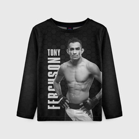 Детский лонгслив 3D с принтом EL CUCUY Tony Ferguson в Новосибирске, 100% полиэстер | длинные рукава, круглый вырез горловины, полуприлегающий силуэт
 | el cucuy | ferguson | mma | tony | tony ferguson | ufc | арманн | бокс | борьба | джиу джитсу | кукуй | тони | тони фергюсон | фергюсон | эль | эль кукуй | энтони