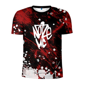 Мужская футболка 3D спортивная с принтом Noize MC в Новосибирске, 100% полиэстер с улучшенными характеристиками | приталенный силуэт, круглая горловина, широкие плечи, сужается к линии бедра | hip hop | noize | noize mc | rap | музыка | нойз | нойз мс | реп | рэп | хип хоп