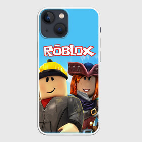 Чехол для iPhone 13 mini с принтом ROBLOX в Новосибирске,  |  | roblox | игра | компьютерная игра | логотип | онлайн | онлайн игра | роблакс | роблокс