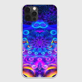 Чехол для iPhone 12 Pro Max с принтом FRACTAL ILLUSION в Новосибирске, Силикон |  | abstract | abstraction | color | fractal | geometry | paitnt | polygon | polygonal | psy | абстракция | геометрия | краски | неоновые | полигоны | психоделика | фрактал