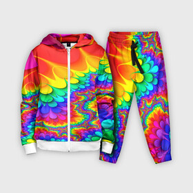 Детский костюм 3D с принтом TIE DYE в Новосибирске,  |  | abstract | abstraction | color | fractal | geometry | paitnt | polygon | polygonal | psy | абстракция | геометрия | краски | неоновые | полигоны | психоделика | фрактал