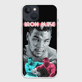 Чехол для iPhone 13 с принтом Iron Mike в Новосибирске,  |  | iron mike | iron mike tyson | mike tyson | бокс | железный майк | майк тайсон | таисон | тайсон