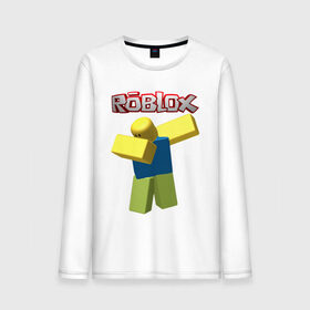 Мужской лонгслив хлопок с принтом Roblox Dab в Новосибирске, 100% хлопок |  | game | game roblox | logo roblox | online game | oof roblox dabbing | roblox | roblox dab | roblox noob | игра | игра роблокс | лого роблокс | онлайн игра | онлайн игра роблокс | роблокс | роблокс даб