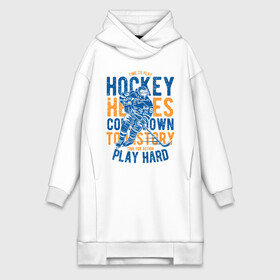 Платье-худи хлопок с принтом Hockey в Новосибирске,  |  | art | game | hockey | hockey player | hockey stick | skates | sport | uniform | арт | игра | клюшка | коньки | спорт | форма | хоккеист | хоккей