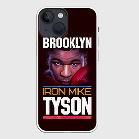 Чехол для iPhone 13 mini с принтом Mike Tyson в Новосибирске,  |  | iron mike | iron mike tyson | mike tyson | бокс | железный майк | майк тайсон | таисон | тайсон
