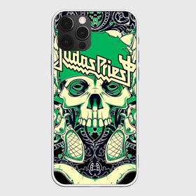 Чехол для iPhone 12 Pro Max с принтом Judas Priest в Новосибирске, Силикон |  | Тематика изображения на принте: breaking the law | judas priest | live | painkiller | гленн типтон | грув | метал | роб хэлфорд | рок | тим оуэнс | хард | хеви