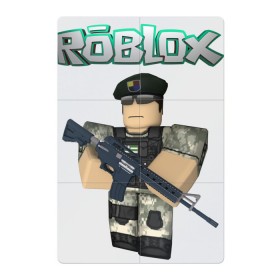 Магнитный плакат 2Х3 с принтом Roblox Defender в Новосибирске, Полимерный материал с магнитным слоем | 6 деталей размером 9*9 см | Тематика изображения на принте: 23 февраля | game | game roblox | logo roblox | online game | r | roblox | день защитника | игра | игра роблокс | лого | лого роблокс | логотип | надпись | онлайн игра | онлайн игра роблокс | р | роблокс