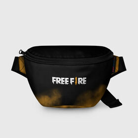 Поясная сумка 3D с принтом Free fire в Новосибирске, 100% полиэстер | плотная ткань, ремень с регулируемой длиной, внутри несколько карманов для мелочей, основное отделение и карман с обратной стороны сумки застегиваются на молнию | free fire | freefire | игра free fire | игра фрифаер | фри файр | фрифаер