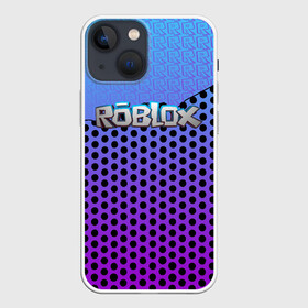 Чехол для iPhone 13 mini с принтом Roblox Gradient Pattern в Новосибирске,  |  | game | game roblox | logo roblox | online game | r | roblox | игра | игра роблокс | лого | лого роблокс | логотип | надпись | онлайн игра | онлайн игра роблокс | роблокс