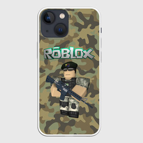 Чехол для iPhone 13 mini с принтом Roblox 23 February Camouflage в Новосибирске,  |  | 23 февраля | game | game roblox | logo roblox | online game | r | roblox | день защитника | день защитника отечества | игра | игра роблокс | лого | лого роблокс | логотип | надпись | онлайн игра | онлайн игра роблокс | роблокс