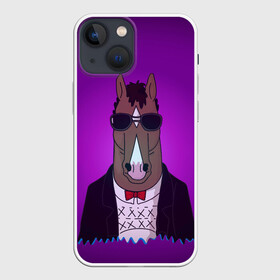 Чехол для iPhone 13 mini с принтом БоДжек Арт 1 в Новосибирске,  |  | art | bojack horseman | cartoon | netflix | retro | retrowave | бо джек | кино | конь боджек | мультики | мультфильмы | нетфликс | ретро | ретровейв | сериалы