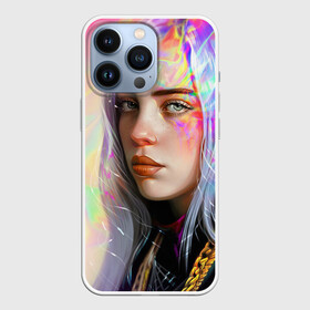 Чехол для iPhone 13 Pro с принтом Billie Pinky Wave в Новосибирске,  |  | bad | bad guy | billi | billie | billie eilish | eilish | good girl | music | swag | айлиш | беляш | били | били айлиш | билли | билли айлиш | билли эйлиш | биляш | музка | певица | эйлиш